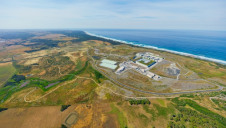 The Victorian Desalination Plant is located at the southerly most tip of Australia on the Bass Coast